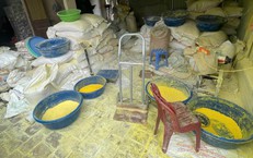 Bắt Đặng Thị Nga sản xuất gần 5 tấn tinh bột nghệ giả từ bột sắn, bột ngô 
