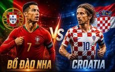 Kênh và link xem trực tiếp Bồ Đào Nha vs Croatia - vòng 1/16 World Cup 2026 ngày 3/7