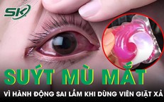 Người phụ nữ suýt mù mắt vì một hành động sai lầm khi dùng viên giặt xả