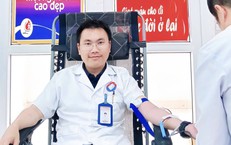 Bệnh viện thiếu máu, cán bộ y tế tình nguyện hiến máu cứu người