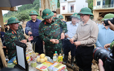 Phó Thủ tướng Hồ Quốc Dũng kiểm tra khắc phục hậu quả lũ quét tại Lai Châu