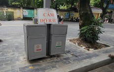 Phường Láng nói gì về thùng rác công nghệ bị ‘bỏ quên’ giữa phố?