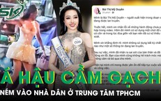 Á hậu Mỹ Duyên lên tiếng sau clip cầm gạch ném vào nhà dân ở TPHCM, công an vào cuộc xác minh
