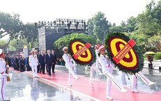 Lãnh đạo Đảng, Nhà nước tưởng niệm các Anh hùng liệt sĩ và viếng Chủ tịch Hồ Chí Minh