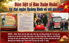 Đón liệt sĩ Đào Xuân Huân từ đại ngàn Quảng Bình về với gia đình