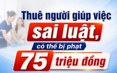 Thuê người giúp việc sai luật có thể bị phạt đến 75 triệu đồng