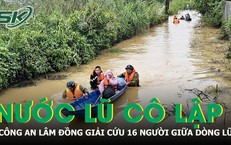 16 người bị nước lũ cô lập giữa Bảo Lộc, cuộc giải cứu nghẹt thở trong mưa lớn