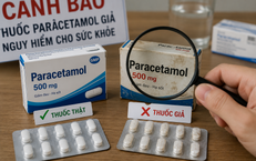 Thuốc hạ sốt, giảm đau paracetamol: Cách nhận biết thuốc thật, thuốc giả