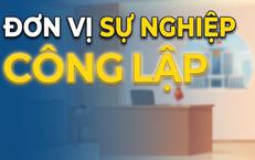 Quy định mới về tổ chức đơn vị sự nghiệp công lập theo hướng tinh gọn, tự chủ