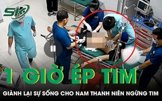 3 bác sĩ thay nhau ép tim suốt một giờ giành lại sự sống cho nam thanh niên ngừng tim 