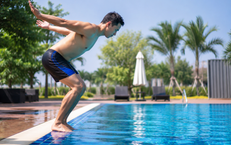 Bơi lội ngày nắng nóng: Cách phòng sốc lạnh khi xuống nước