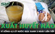 Uống 4,5 lít nước đậu xanh 3 ngày liên tiếp người phụ nữ xuất huyết não nguy kịch 
