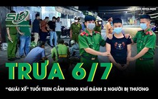 Trưa 6/7: 'Quái xế' tuổi teen cầm hung khí náo loạn đường phố, vô cớ đánh 2 người bị thương ở Hà Nội