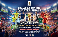 Lịch thi đấu World Cup 2026 vòng Tứ kết mới nhất