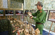 Những di vật từ hành trình tìm kiếm hài cốt liệt sĩ ở Tuyên Quang
