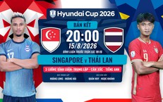 Lịch thi đấu bóng đá hôm nay ngày 15/8 - 16/8: Bán kết ASEAN Cup 2026
