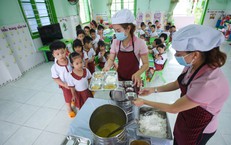 Bữa ăn học đường phải chú trọng đến phát triển chiều cao cho trẻ