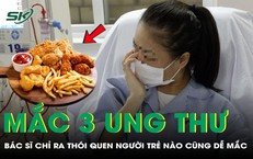 Cô gái 23 tuổi suy sụp khi mắc 3 loại ung thư
