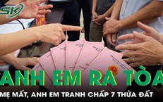 Mẹ mất không di chúc, anh em ra tòa tranh chấp 7 thửa đất hơn 1.700 m²
