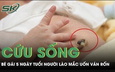 Bé gái 5 ngày tuổi mắc uốn ván rốn được cứu sống