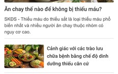 Tăng cường phổ biến kiến thức dinh dưỡng chính thống trên nền tảng số