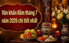 Bài văn khấn Rằm tháng 7 năm 2026 chuẩn nhất cầu gia đạo bình an