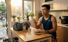 Nên uống nước chanh mật ong hay ăn nhẹ trước khi tập thể dục buổi sáng?