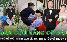 Đám cưới vắng cô dâu, chú rể một mình làm lễ rồi vội trở lại bệnh viện chăm vợ, hai họ khóc vì thương