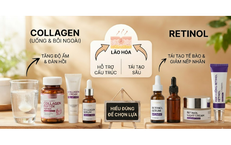 Da lão hóa nên dùng collagen hay retinol?