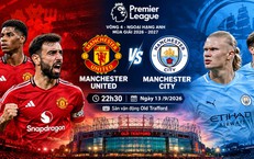 Vòng 4 Giải Ngoại hạng Anh 13/9: Rực lửa derby thành Manchester tại Old Trafford