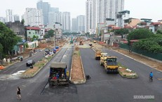 Tuyến đường nối ba khu đô thị lớn ở Hà Nội sắp thông xe kỹ thuật