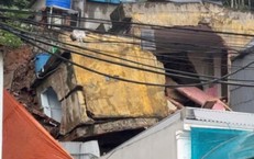 Mưa lớn ở Thanh Hóa: Sơ tán 60 người trước nguy cơ nhà đổ từ sườn đồi