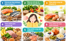 6 nhóm thực phẩm hỗ trợ cải thiện tâm trạng ở người trầm cảm
