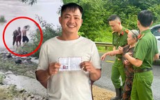 Nghe tiếng kêu cứu, chủ quán cà phê lao xuống sông cứu bà cụ bị cuốn trôi