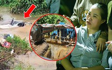 Nam sinh nghi mất tích khi đi qua đường ngập sâu, mẹ ngồi ngóng tin con