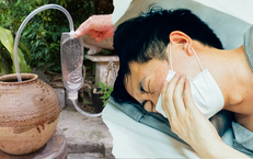 Hút nước từ lu bằng ống thun, người đàn ông nhập viện vì sự cố không ngờ