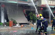 Nổ khí gas, con trai chủ nhà bị thương