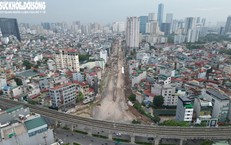 Hiện trạng Vành đai 2,5 đoạn qua Cầu Giấy dự kiến thông xe vào tháng 10