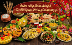 Mâm cúng Rằm tháng 8 - Trung thu 2026 đúng và đủ gồm những gì?