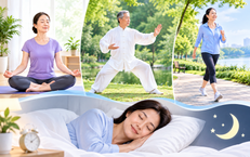 Yoga, thái cực quyền và đi bộ có thể giúp ngủ ngon hơn