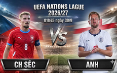 Nhận định, dự đoán tỷ số trận CH Séc vs Anh ngày 30/9 UEFA Nations League