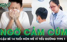 Ngỡ cúm thông thường, cậu bé 14 tuổi hôn mê vì tiểu đường type 1