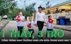 1 thầy, 3 trò và tiếng trống khai trường giữa trùng khơi đảo Trần