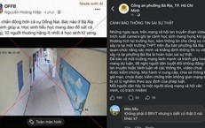 Công an Bà Rịa bác tin đồn sai sự thật vụ nam sinh tấn công bạn học