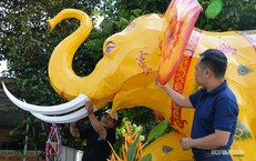 Hình tượng voi từ sử xưa bước vào mùa Trung thu xứ Đoài