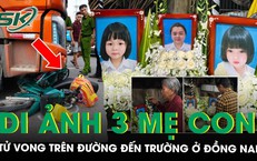 Đau lòng cảnh di ảnh 3 mẹ con đặt cạnh nhau sau vụ tai nạn thương tâm