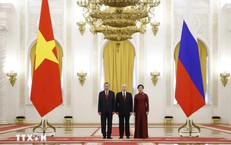 Tổng thống Nga Putin chủ trì Lễ đón Tổng Bí thư, Chủ tịch nước Tô Lâm cùng Phu nhân