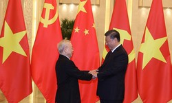 Lễ đón chính thức Tổng Bí thư Nguyễn Phú Trọng và đoàn Việt Nam