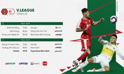 Lịch thi đấu V-League 2022 v&#242;ng 23: Nhiều đại chiến hai đầu bảng xếp hạng