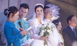3 điều đặc biệt g&#226;y ch&#250; &#253; trong đ&#225;m cưới Hoa hậu Ngọc H&#226;n - Điều thứ 3 lại li&#234;n quan đến Đỗ Mỹ Linh